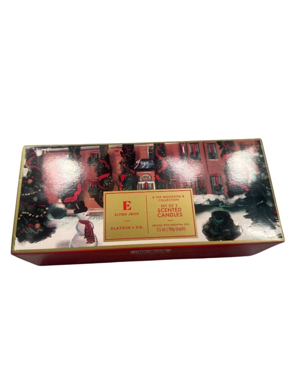 Elton John The Woodside Collection Set 3 Scented Candles Slatkin Essential Oils